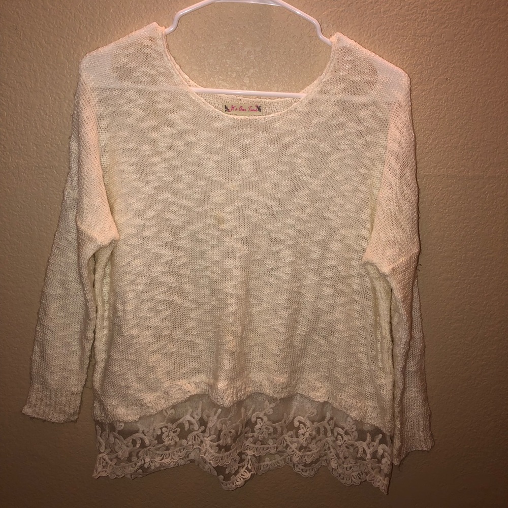 White sweater